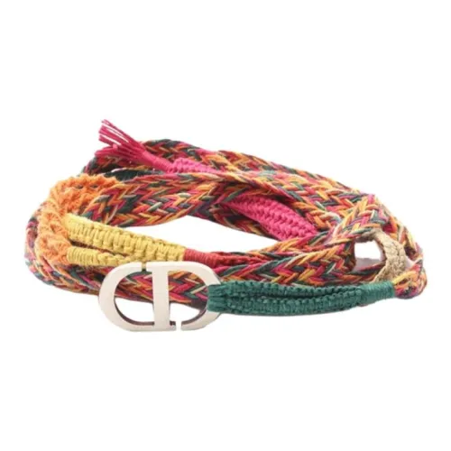 DIOR Ткань Ремень Женские Многоцветный Ширина 1,5 см