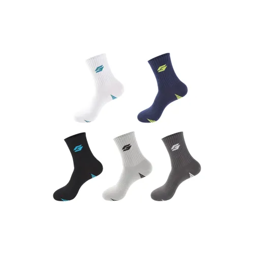 JINGYE Смешанные цвета 5 пар мужские носки до колена