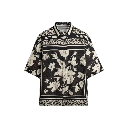 ZARA Мужские черные рубашки