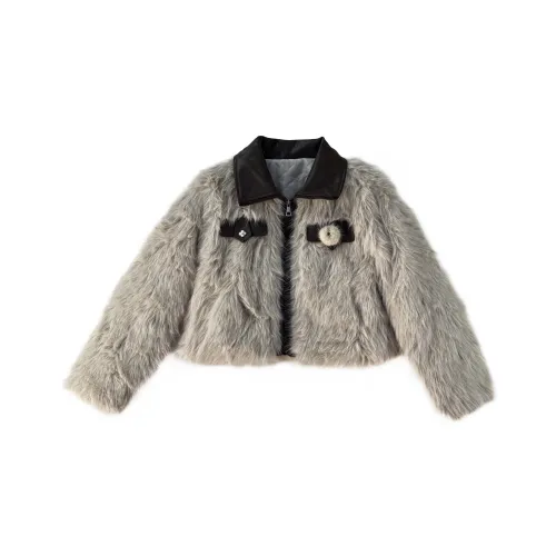 JECCI FIVE Бархат Feel Пальто Женское