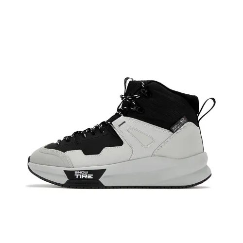 361° Journey Термический Амортизация Устойчивый к истиранию Противоскользящий Высокий Топ Повседневная Обувь Мужская Черный Серый