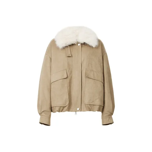 Hopeshow Хаки 038 Женские Пуховики