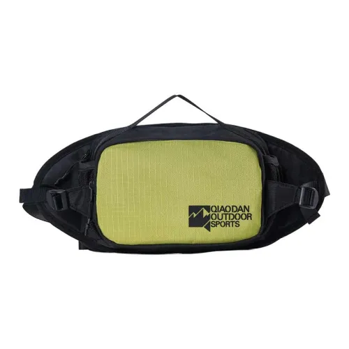 QIAODAN Минималистский стиль Модный Бананка Унисекс Черный Газонный зеленый