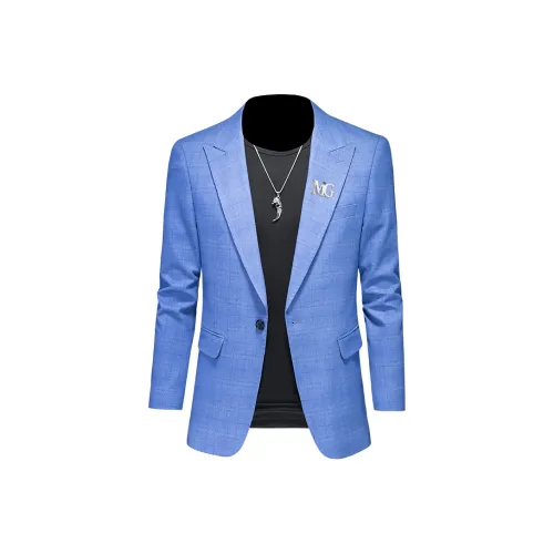 MG Синий Мужской Деловые костюмы