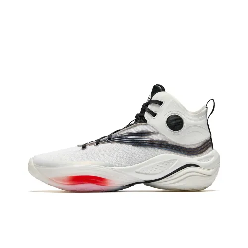 ANTA Баскетбольные кроссовки Мужские Папирус Белый Основной Черный