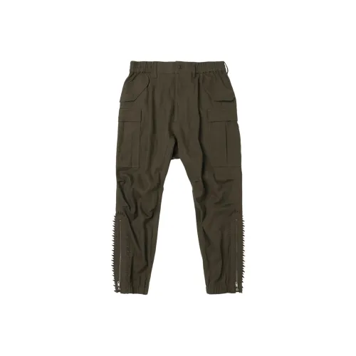 Yohji Yamamoto x DIANJUREN LIANMINGKUAN Человек-бензопила Коллаборация FW25 Ground Y Брюки карго Унисекс