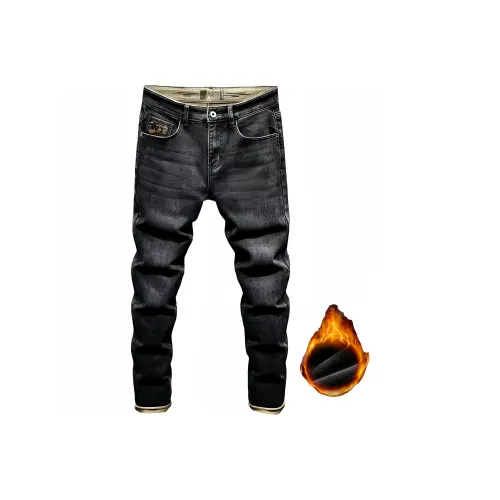 CAT'S PAW Черный Унисекс Джинсы