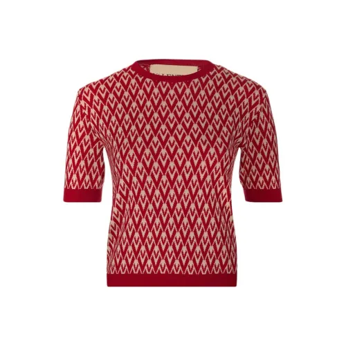 Valentino Red Women's Sweaters Валентино Красный Женские Свитера