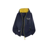 Темно-синий и желтый