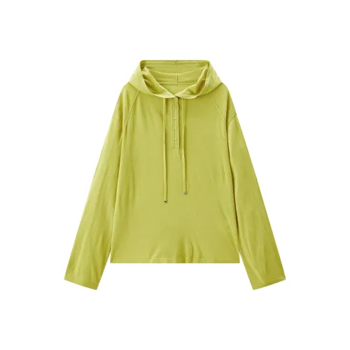 PEACEBIRD Зеленый Свечение Желтый Женские Трикотаж