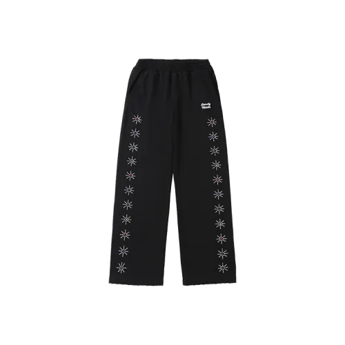 Candymade Haus Черные Унисекс Вязаные Спортивные Штаны