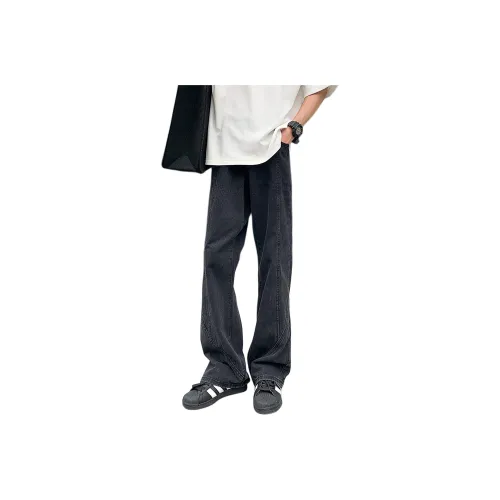 BEAR UNION Черные Унисекс Джинсы