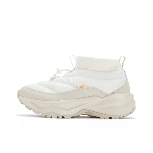 361° Yushan 3 Амортизация Устойчивость к истиранию Термический Высокий Топ Беговые кроссовки Женские Овсяное молоко