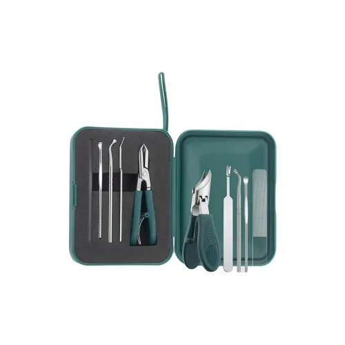 RULINSHI Ультра SHARP Двойной Обрезной 5 шт Набор Толстый Палец Ножницы для Ногтей Ножницы для Ушей И Лента для Ногтей Наборы Одежды