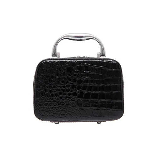 RULINSHI Большая емкость корейский стиль портативный маленький квадратный однотонный сумка для хранения с зеркалом косметичка сумка для туалетных принадлежностей