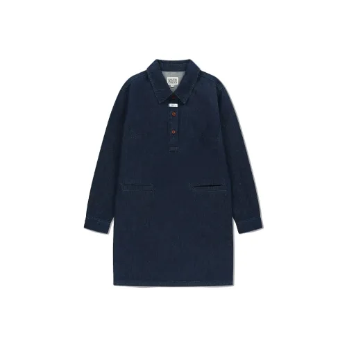 Marithe Francois Girbaud Длинное платье с длинными рукавами женское