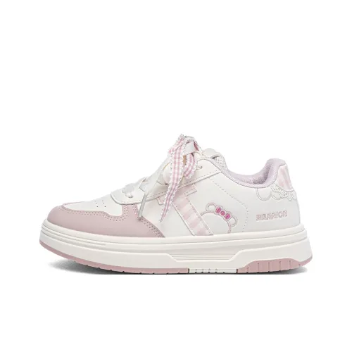 Warrior Скейтборд Кроссовки Женские Бежевые Розовые