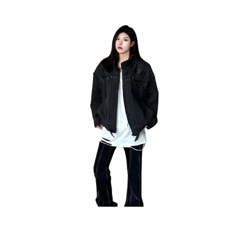 YIWANSHIDUO Черный Унисекс Куртки