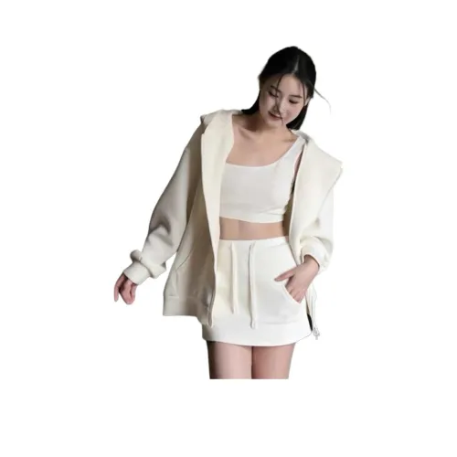 HKPXR Белый Женский Свитшот