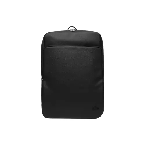 Рюкзак LACOSTE из ПВХ средний мужской черный