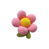 Большой розовый цветочный брелок, материал: сумочка для украшений