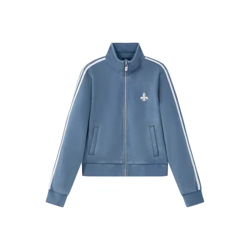 Палладий вымытый синий женские короткие пальто