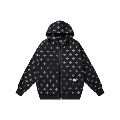 Wang Leshi Черный Женский Свитшот