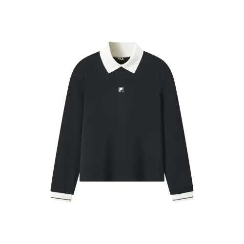 FILA Изумруд Полярный Ночной Синий Женские T-Рубашки