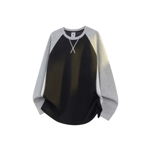 PASOK Пэчворк Длинный Рукав Т-Рубашка Мужская