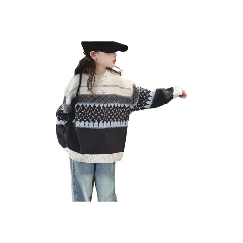 MUMUWU HOUSE Бежевый Детские Свитера