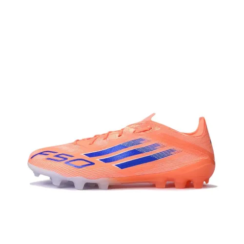 Adidas F50 ELITE AG Искусственная трава Твердый грунт Противоскользящие футбольные бутсы Унисекс Оранжевый