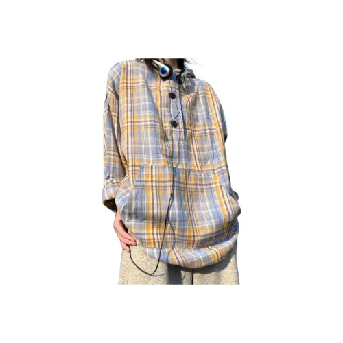 SOUL WORKER Желтая клетка Унисекс Рубашки