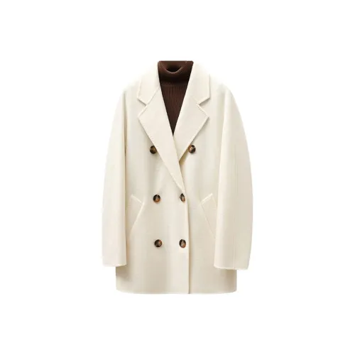 MARCYMARNY Белое Женское Пальто