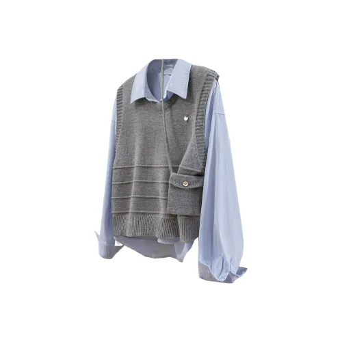 TOUCH Темно-серый Женский жилет