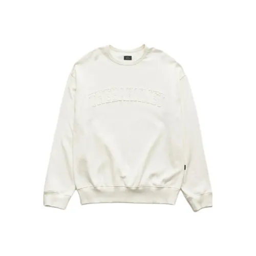 The Barnnet FW25 Eight Крем Crest Логотип Sweat Рубашка Свитшот Женские