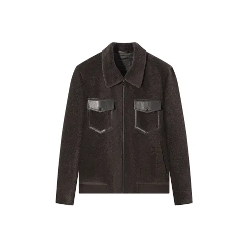 Seven Умбра Мужская кожа и мех