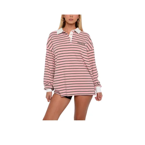 WHITE FOX Длинный рукав Регби Рубашка Женская