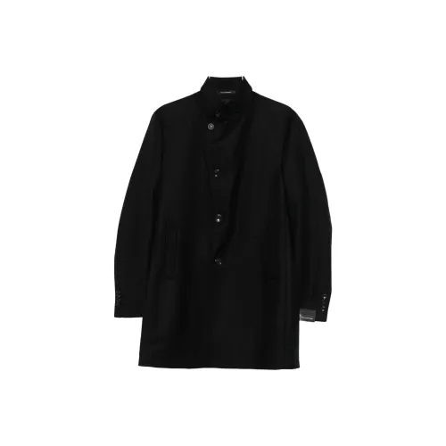 Tagliatore Черное Мужское Пальто