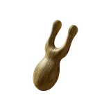 Лягушка Носовая щетка Глаза Массаж Расческа-Зеленый сандал