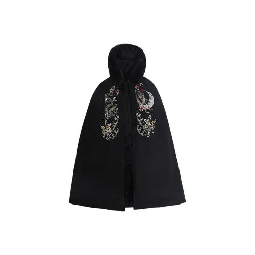 Huan Feather Черный мужской Ханьфу