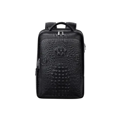 Поло верх из коровьей кожи рюкзак мужской черный