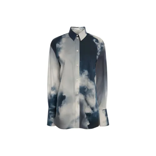 Alexander McQueen SS22 Рубашка Женская Индиго