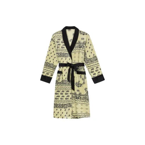 IIZZINI Авокадо Зеленый Пейсли Женская Халат для сна Женская Банная одежда
