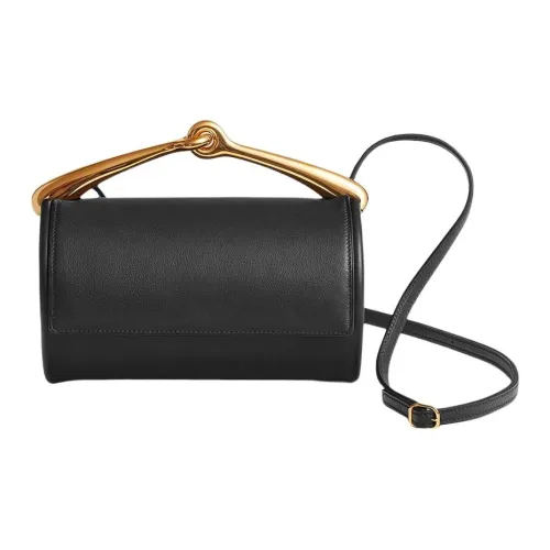 HERMES Maximors Volupto Телячья кожа Сумка через плечо Сумка на плечо Женская 89 Черный