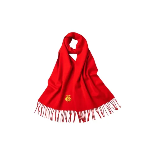 Red Bean Wool Knit Шарфы Унисекс