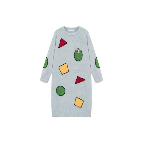 QINZUIMAO Небесно-голубой женский халат для ванной