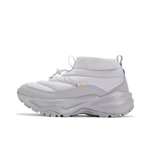 361° Yushan 3 Амортизация Устойчивость к истиранию Термический Высокий Топ Беговые кроссовки Женские Magic Carpet Серый Фиолетовый