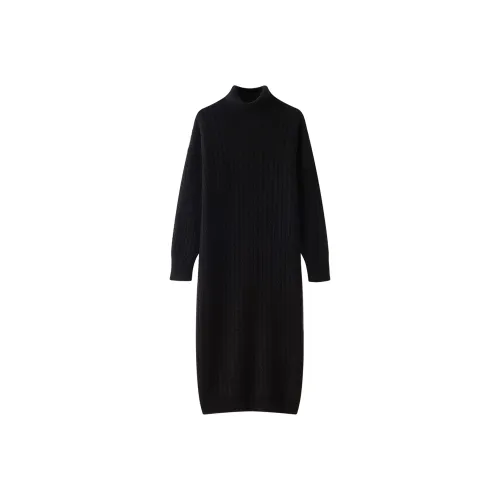 Женские длинные платья с длинными рукавами