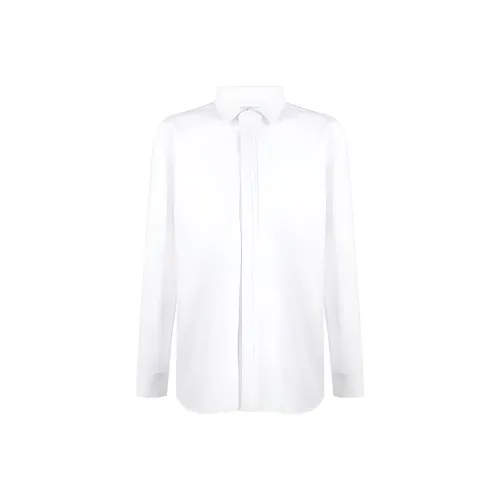 SAINT LAURENT Рубашка Мужская Белая