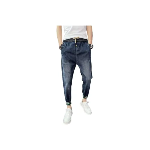ZMHT Blue Unisex Jeans ZMHT Синий Унисекс Джинсы